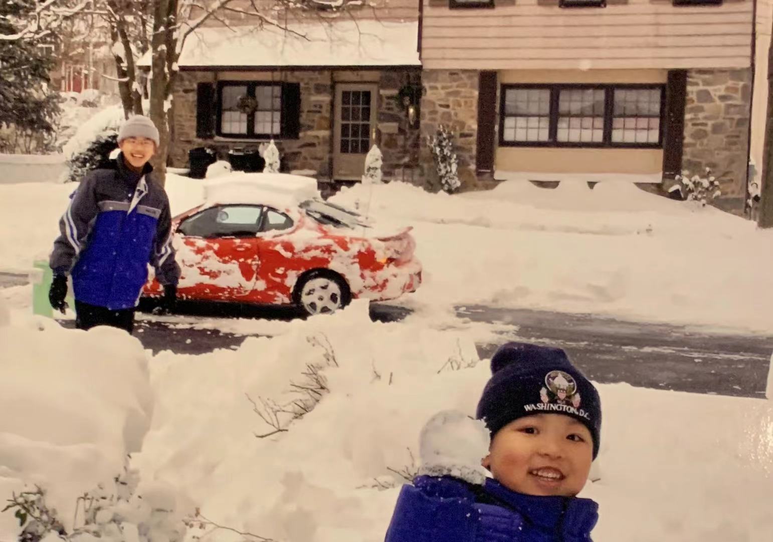 my little boys snow day